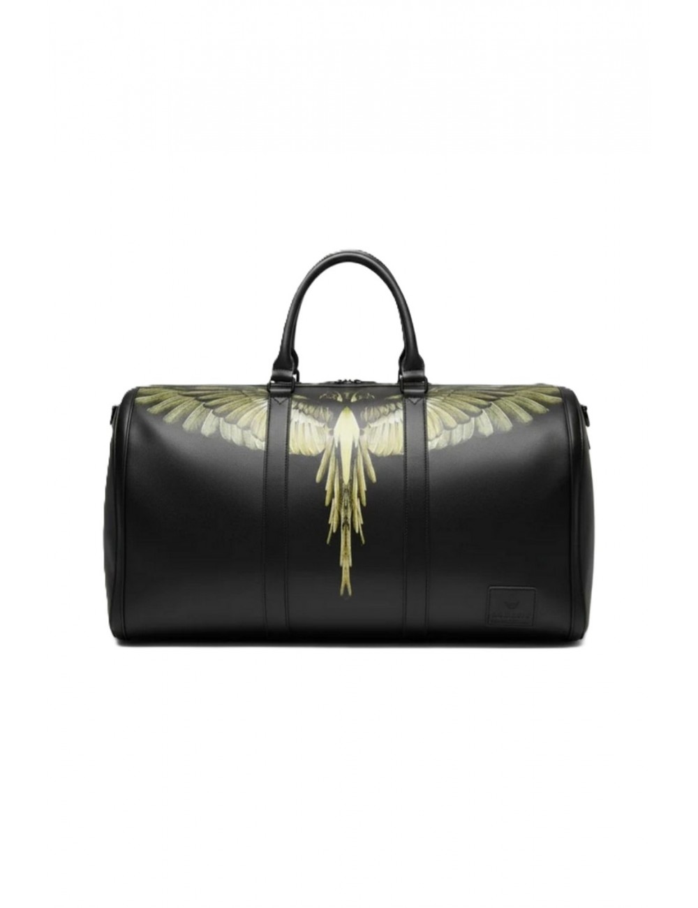borsone marcelo burlon county of milan UNISEX BLACK/YELLOW WINGS - COMAS260327 vista frontale
