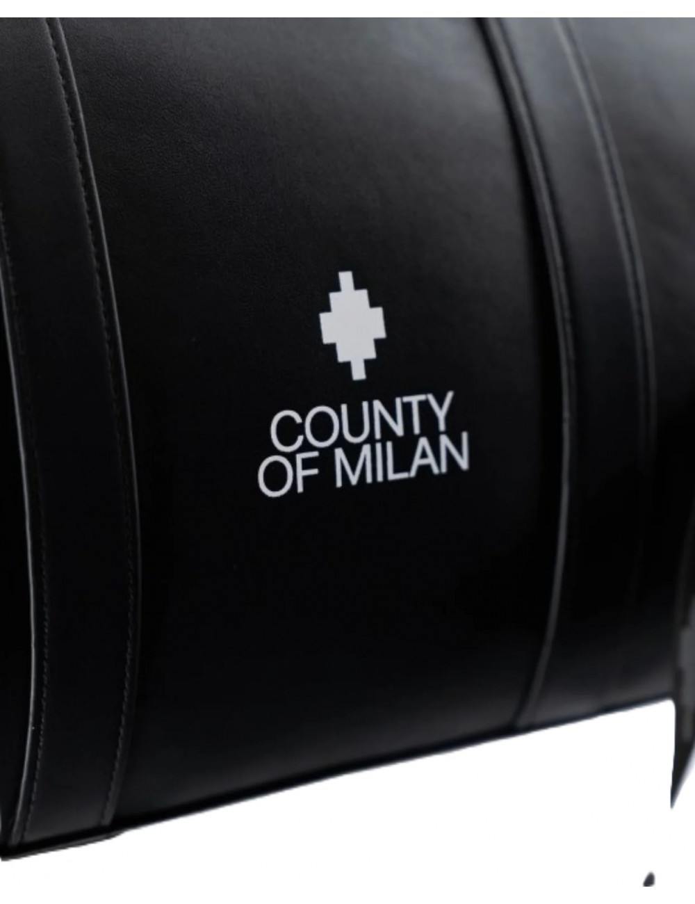 borsone marcelo burlon county of milan UNISEX NERO E BIANCO - COMAS260325 vista dettaglio