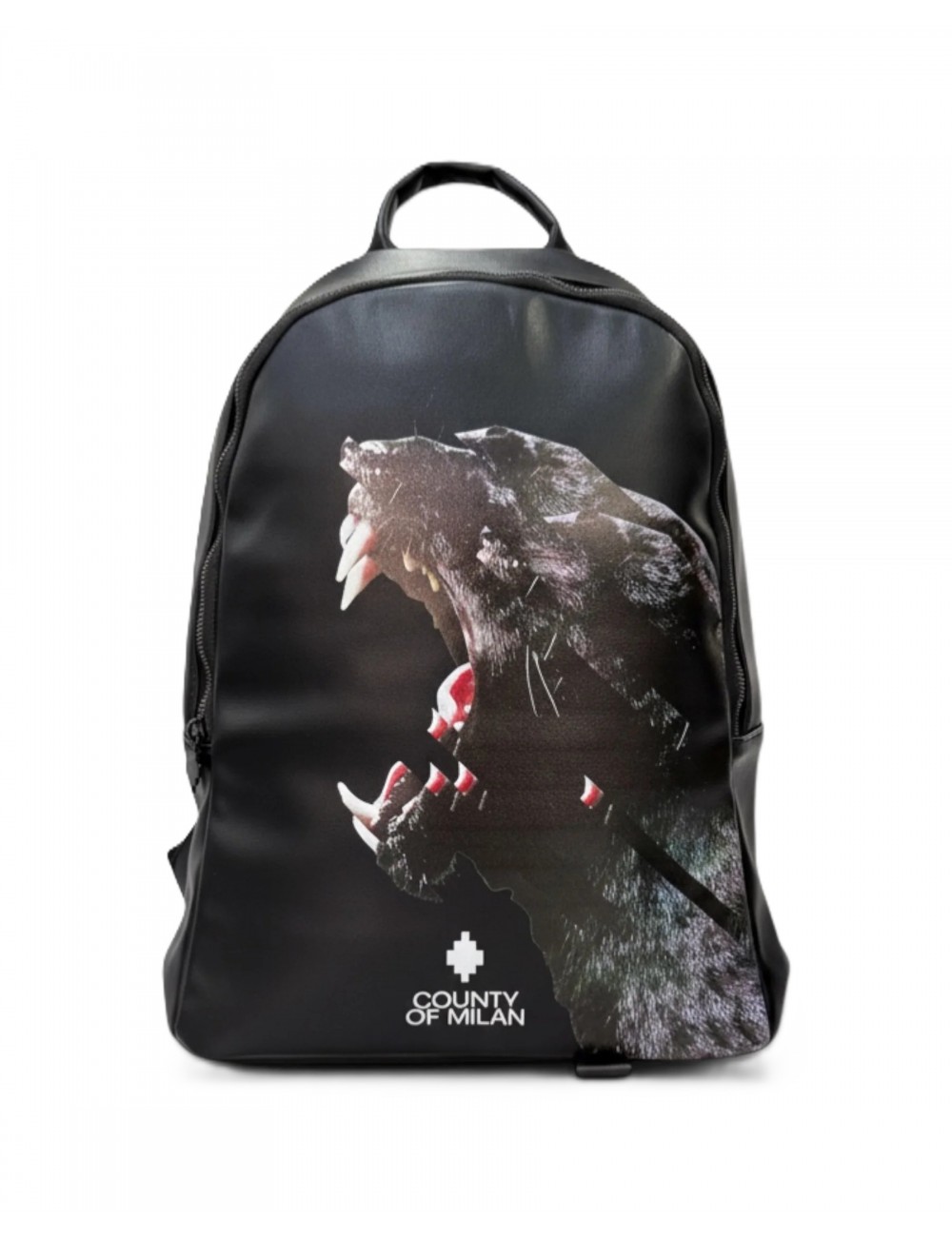 zaino marcelo burlon county of milan UOMO BLACK/PUMA - COMAS260314 vista frontale