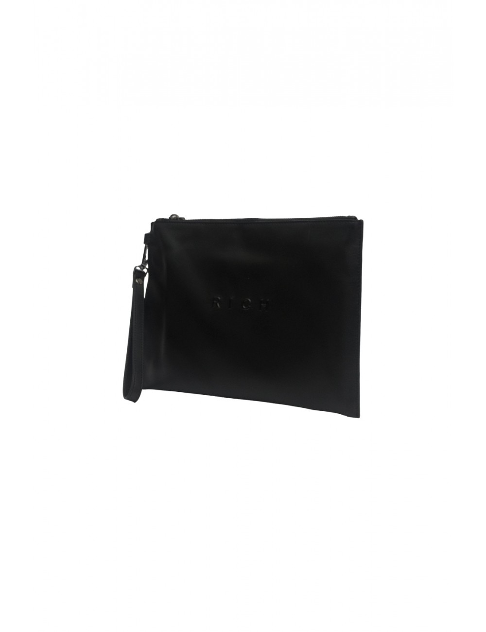 pochette john richmond UOMO BLACK - JR-W226 vista frontale