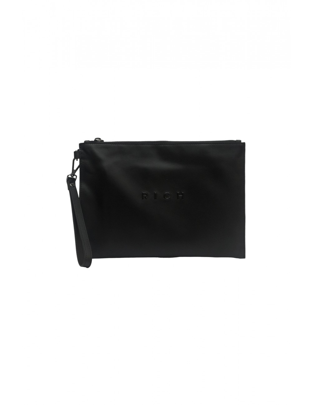 pochette john richmond UOMO BLACK - JR-W226 vista frontale