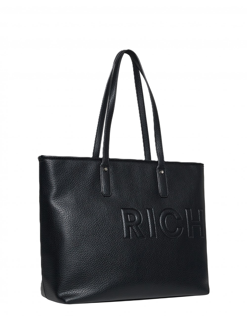 borsa john richmond DONNA BLACK - UWP26270BO vista laterale