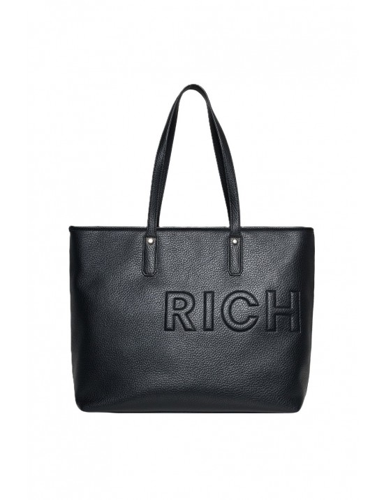 borsa john richmond DONNA BLACK - UWP26270BO vista frontale