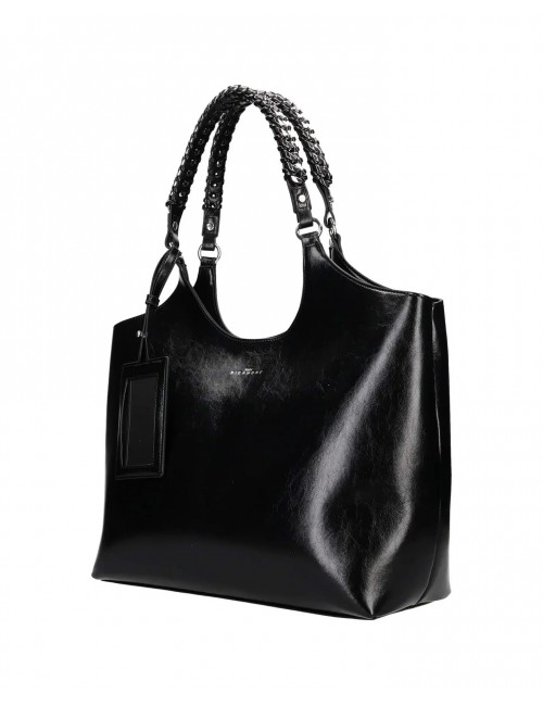 borsa john richmond DONNA BLACK - RWP26348BO vista laterale