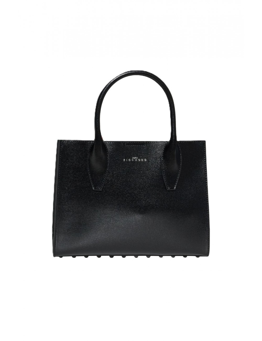 borsa john richmond DONNA BLACK/SILVER - RWP26247BO vista frontale