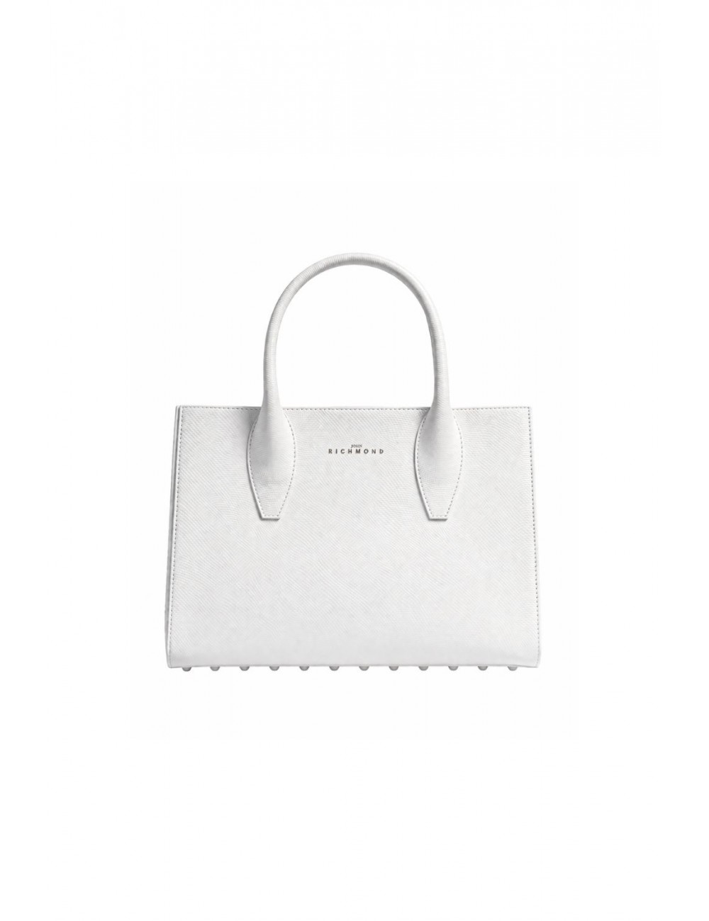borsa john richmond DONNA WHITE/SILVER - RWP26247BO vista frontale