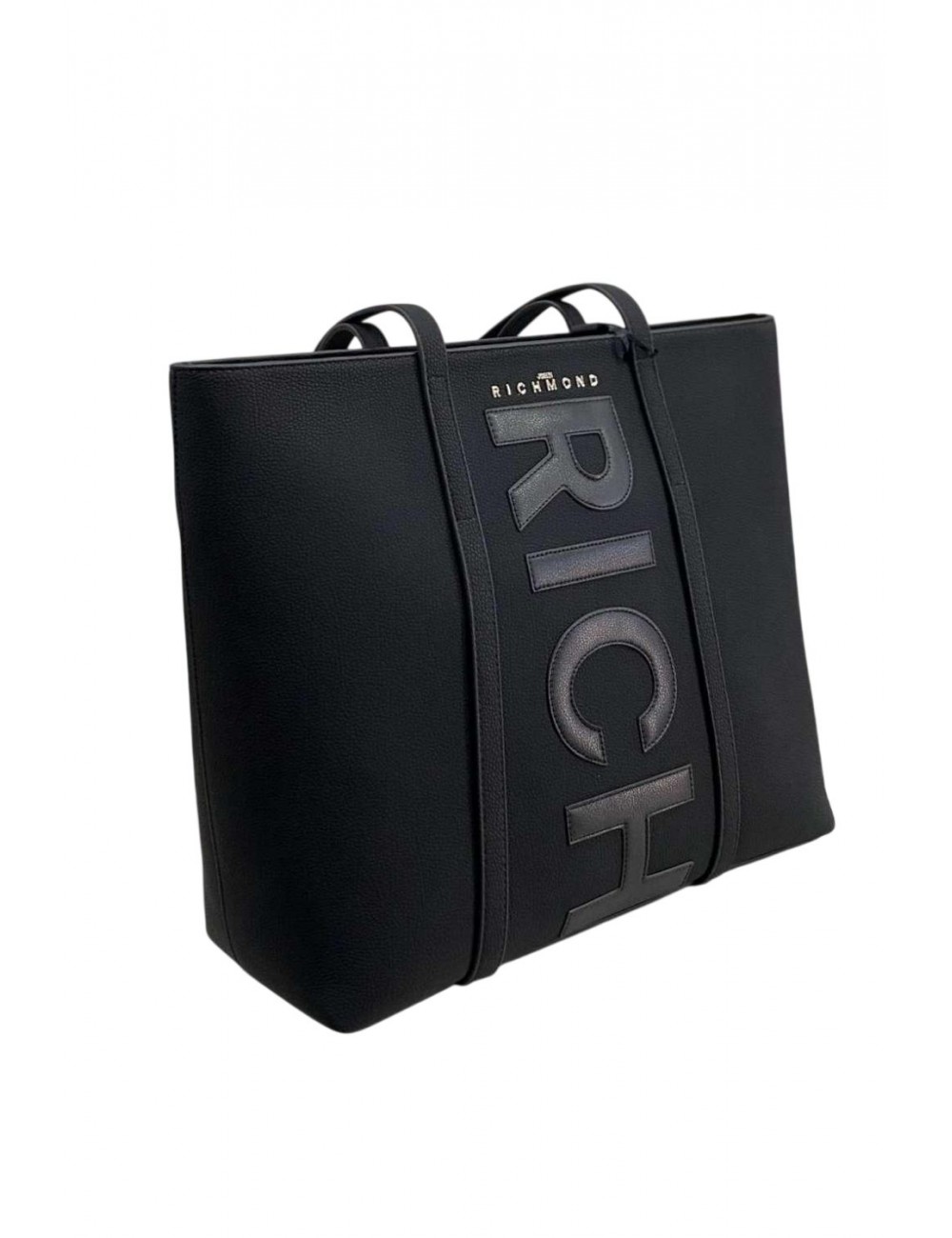 borsa john richmond DONNA BLACK/BLACK - RWP26276BO vista laterale