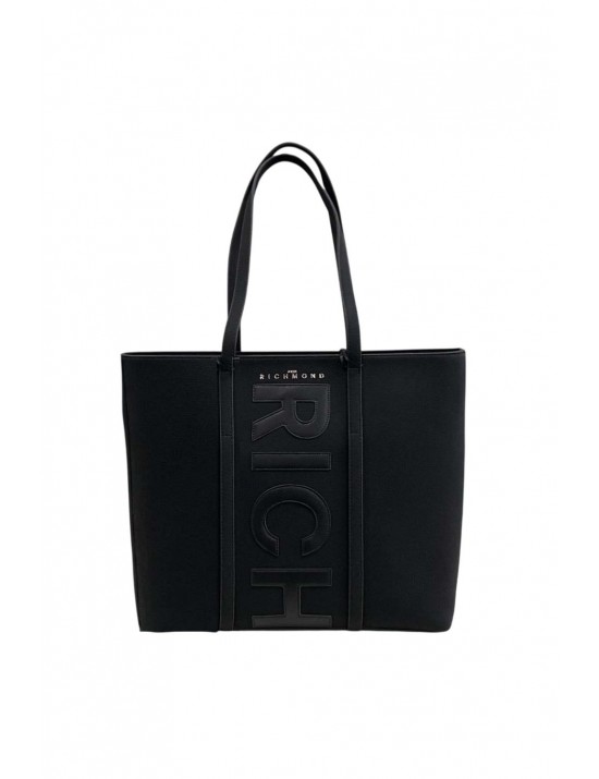 borsa john richmond DONNA BLACK/BLACK - RWP26276BO vista frontale