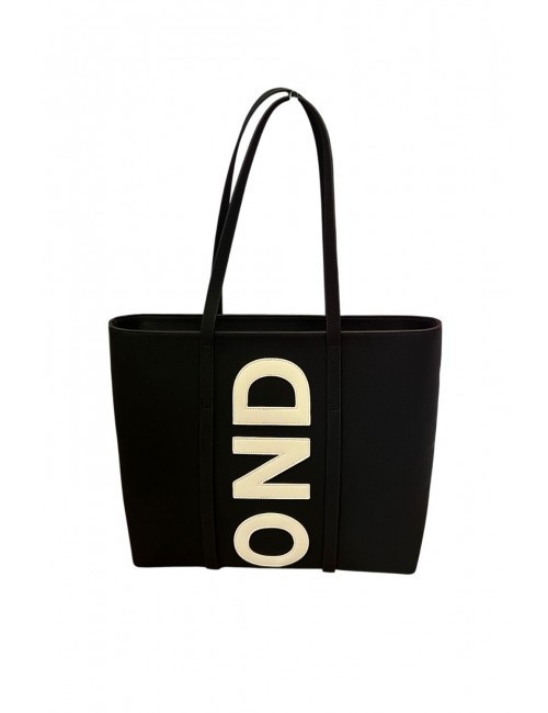 borsa john richmond DONNA BLACK/WHITE - RWP26276BO vista posteriore