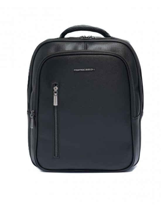 zaino momodesign UOMO BLACK - MO-62SF vista frontale