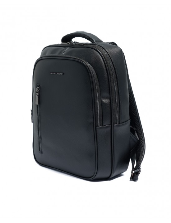 zaino momodesign UOMO BLACK - MO-62SF vista frontale