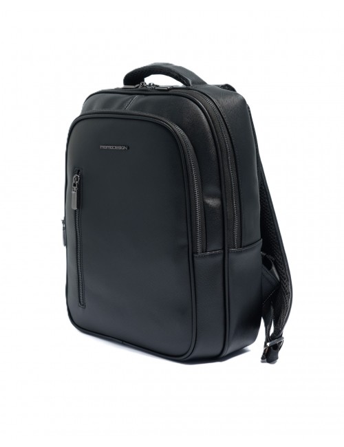 zaino momodesign UOMO BLACK - MO-62SF vista laterale