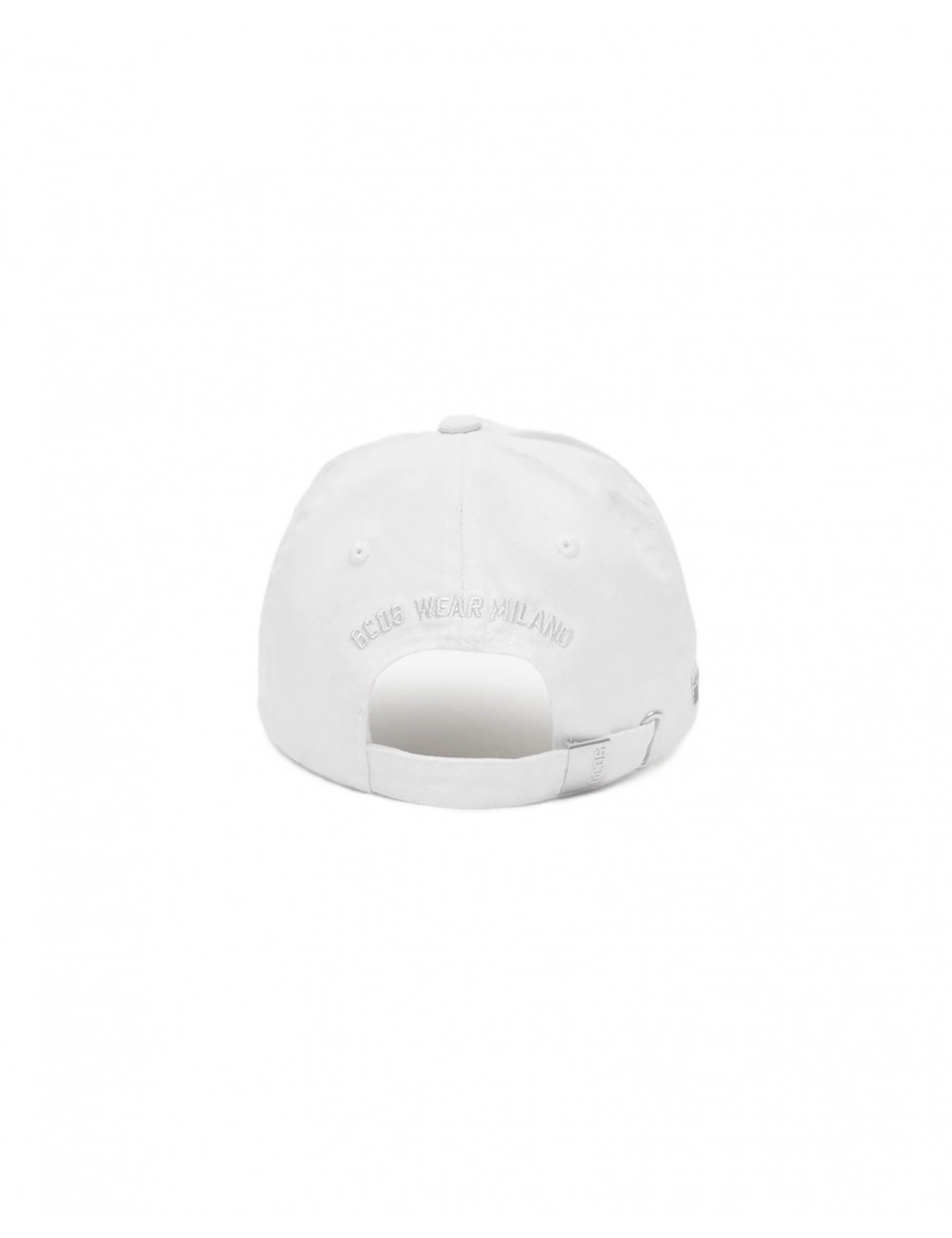cappello gcds UNISEX 100B OPTIC WHITE/BLACK - Z0UEQN318T124 vista posteriore
