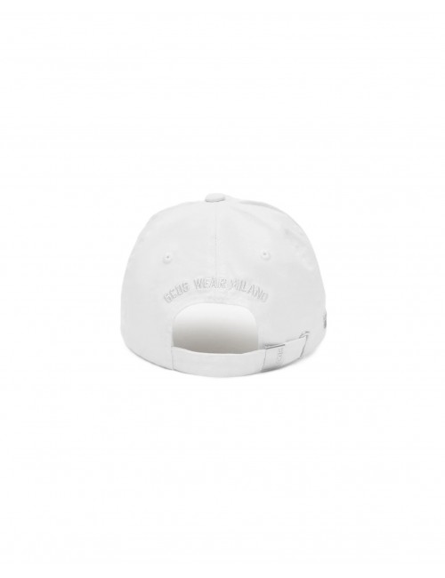 cappello gcds UNISEX 100B OPTIC WHITE/BLACK - Z0UEQN318T124 vista posteriore