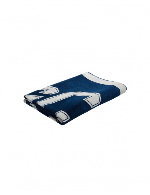 telo mare gcds UNISEX BLU E BIANCO 755A - Z0UEQS326T133 vista frontale 2