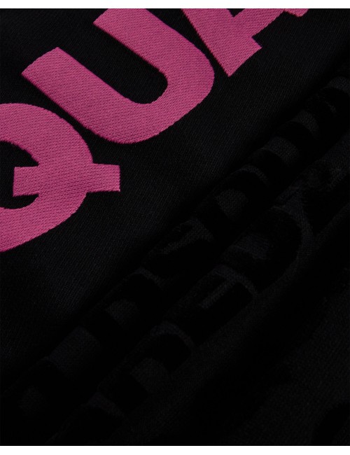 telo mare dsquared2 UNISEX NERO E ROSA - D7P006610.027 vista dettaglio