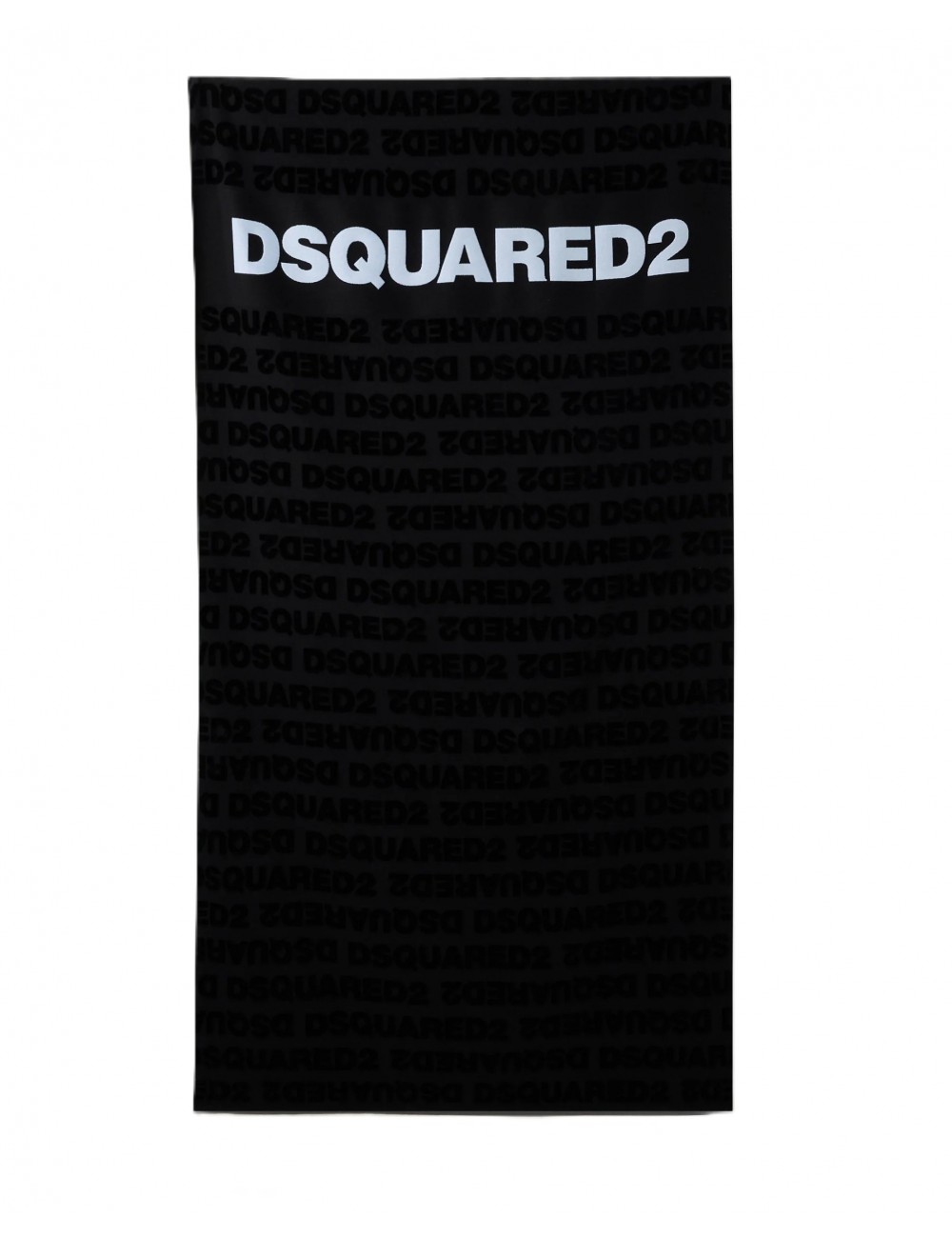 telo mare dsquared2 UNISEX NERO E GRIGIO CHIARO - D7P006610.010 vista frontale