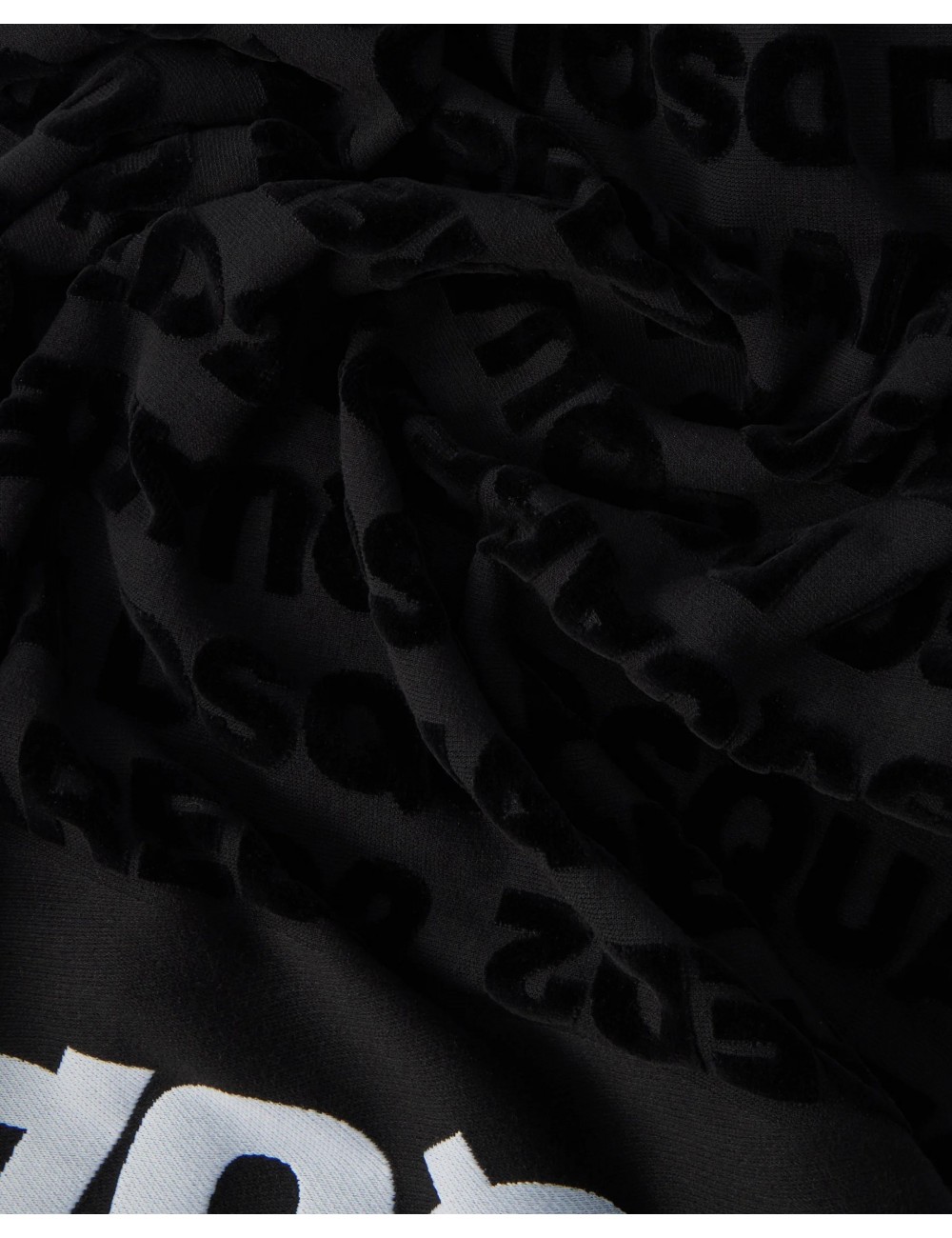 telo mare dsquared2 UNISEX NERO E GRIGIO CHIARO - D7P006610.010 vista dettagli