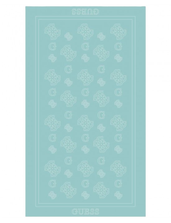 telo mare guess UNISEX VERDE ACQUA A71M - E6GZ01KG490 vista dettagli