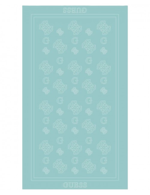 telo mare guess UNISEX VERDE ACQUA A71M - E6GZ01KG490 vista frontale