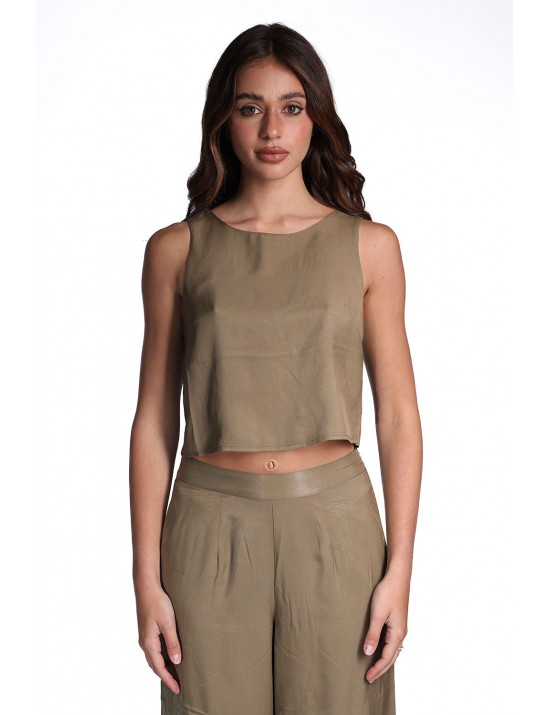 guess guess DONNA VERDE MILITARE G1BT - E6GH05WP232 vista frontale indossato