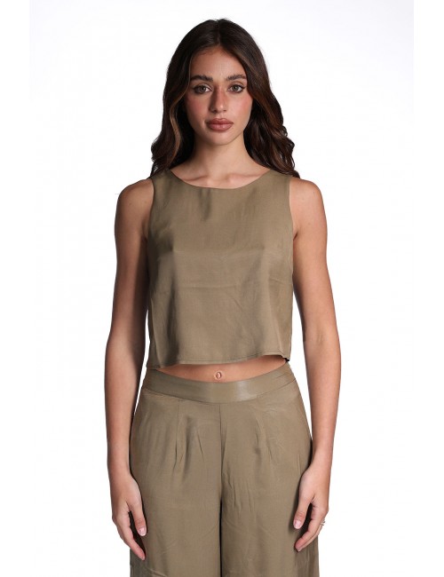 guess guess DONNA VERDE MILITARE G1BT - E6GH05WP232 vista frontale indossato