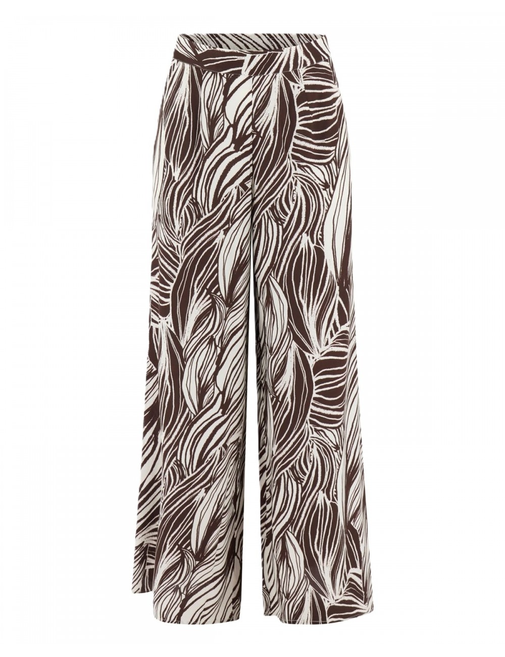 pantalone guess DONNA BIANCO E MARRONE PMJU - E6GB04WP232 vista frontale