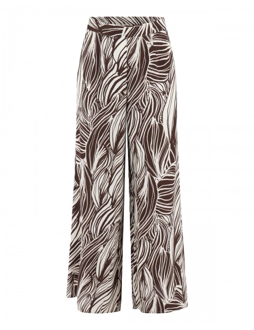 pantalone guess DONNA BIANCO E MARRONE PMJU - E6GB04WP232 vista frontale