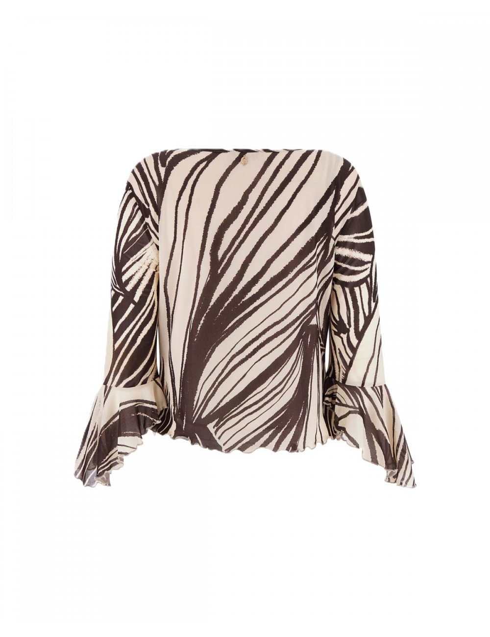 top guess DONNA PANNA E MARRONE PMIC - W6GP16K2944 vista posteriore