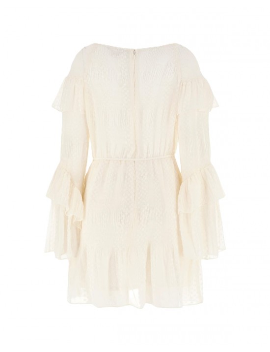 abito guess DONNA BIANCO G1O6 - W6GK72W1992 vista frontale