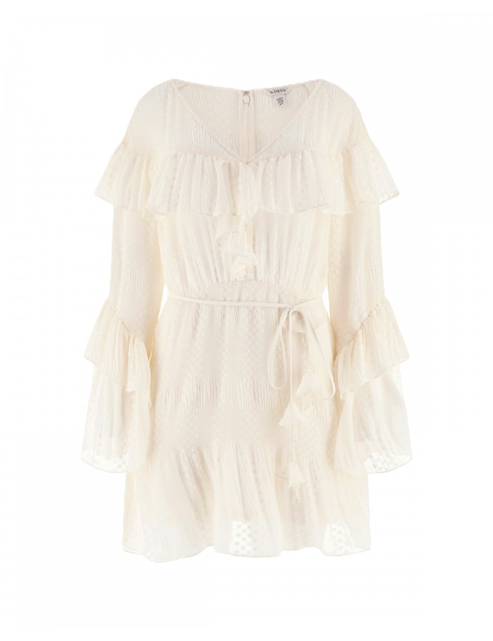 abito guess DONNA BIANCO G1O6 - W6GK72W1992 vista frontale