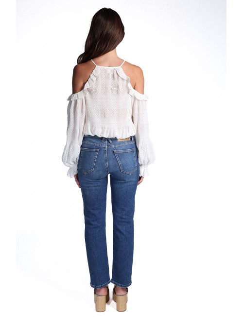 blusa guess DONNA BIANCA G1O6 - W6GH61W2041 vista completo posteriore