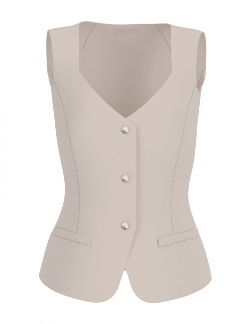 gilet guess DONNA PANNA G1FV - W6GH49W1895 vista frontale