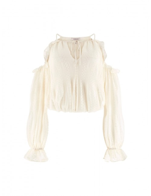 blusa guess DONNA BIANCA G1O6 - W6GH61W2041 vista frontale