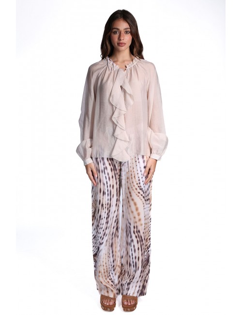 pantalone guess DONNA MULTICOLORE PMIH - W6GB07W1781 vista completo frontale 2