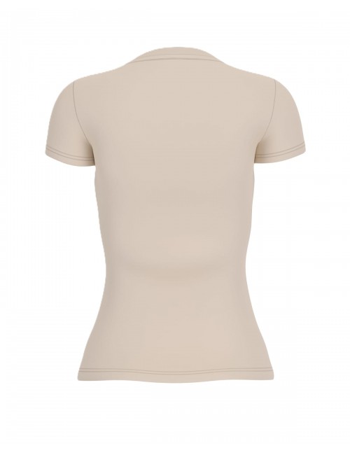 t-shirt guess DONNA BEIGE G1M5 - W6GI19K3042 vista posteriore