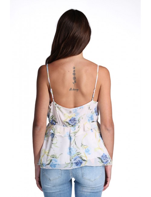 top guess DONNA MULTICOLORE PMI9 - W6GH27W1843 vista posteriore indossato 2