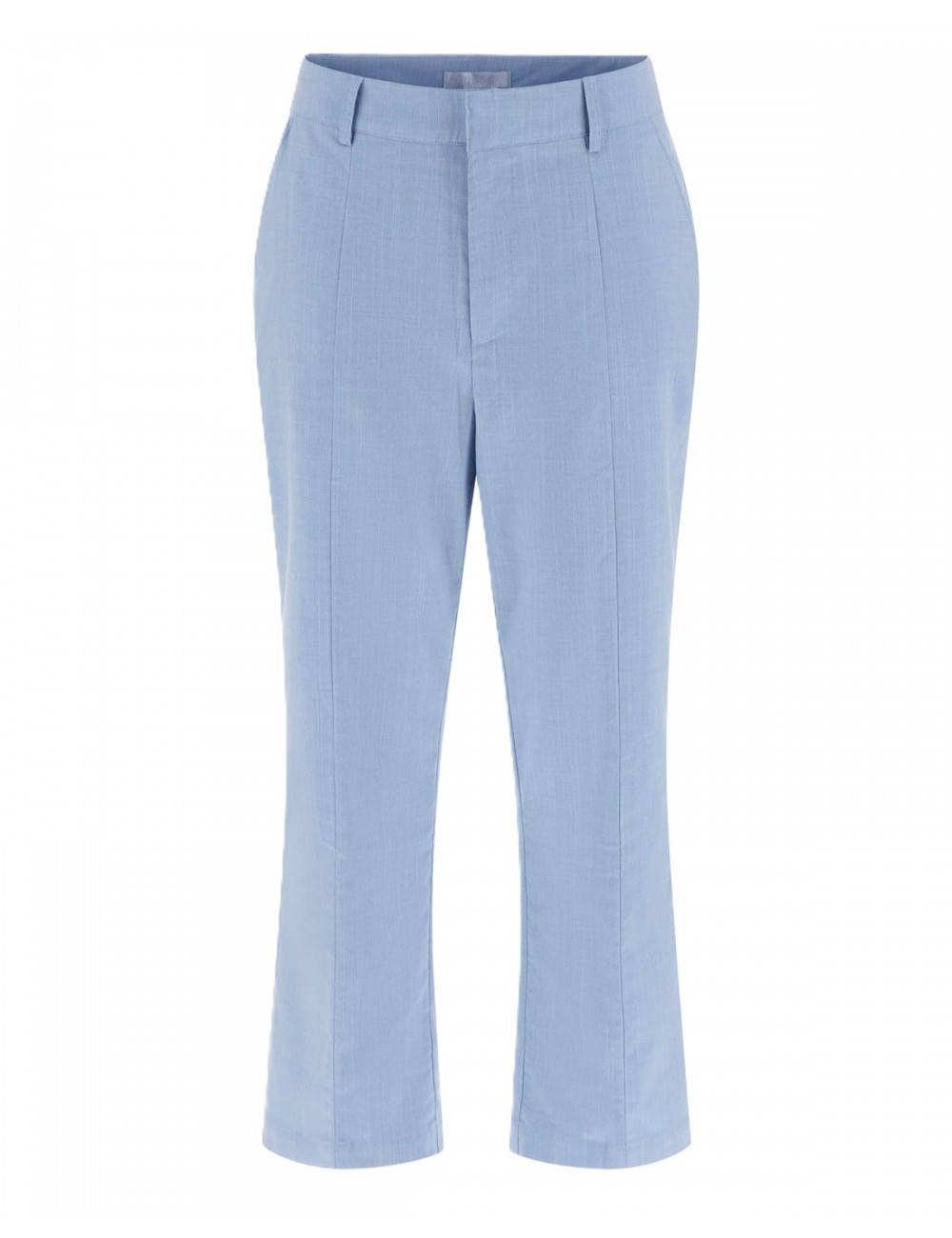 pantalone guess alla caviglia DONNA AZZURRO F7LM - W6GB24W2097 vista frontale