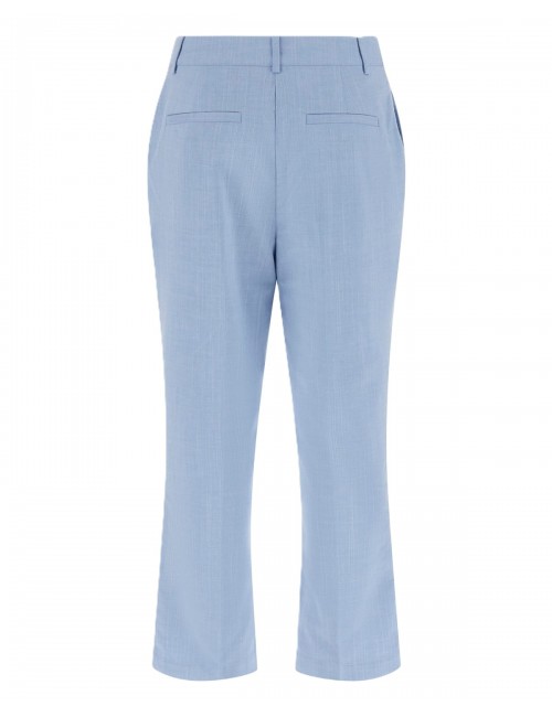 pantalone guess alla caviglia DONNA AZZURRO F7LM - W6GB24W2097 vista   posteriore