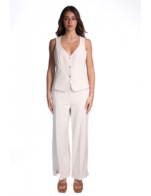 pantalone guess DONNA PANNA G1FV - W6GB17W1894 vista completo frontale