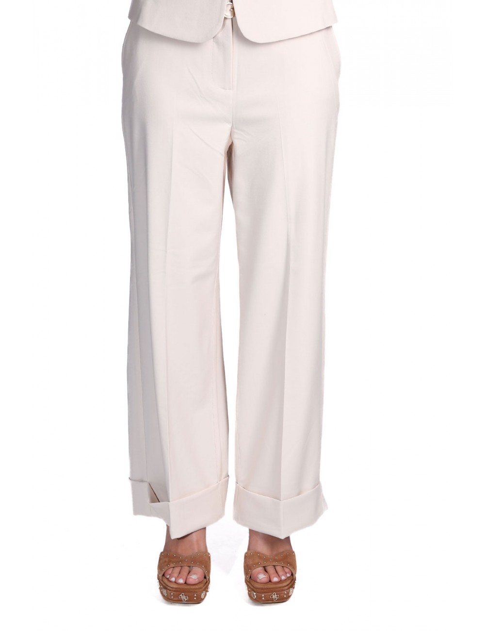 pantalone guess DONNA PANNA G1FV - W6GB17W1894 vista frontale indossato