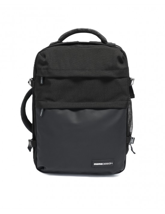 zaino momodesign UNISEX BLACK - ALPHA vista frontale