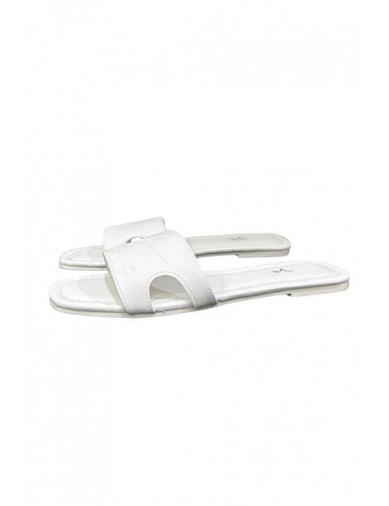 ciabatte marc ellis DONNA WHITE - ME261-C150_FPU vista laterale