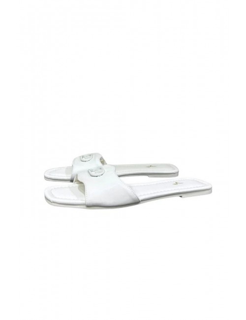 ciabatte marc ellis DONNA WHITE - ME261-C200_FPU vista laterale 2