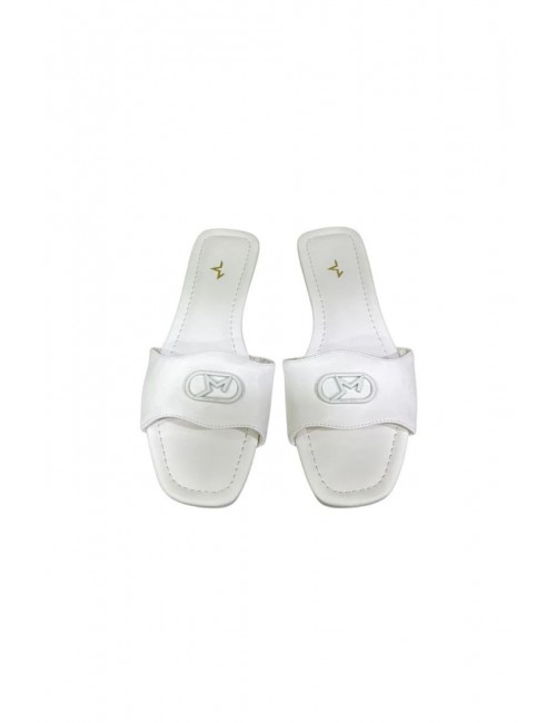 ciabatte marc ellis DONNA WHITE - ME261-C200_FPU vista superiore