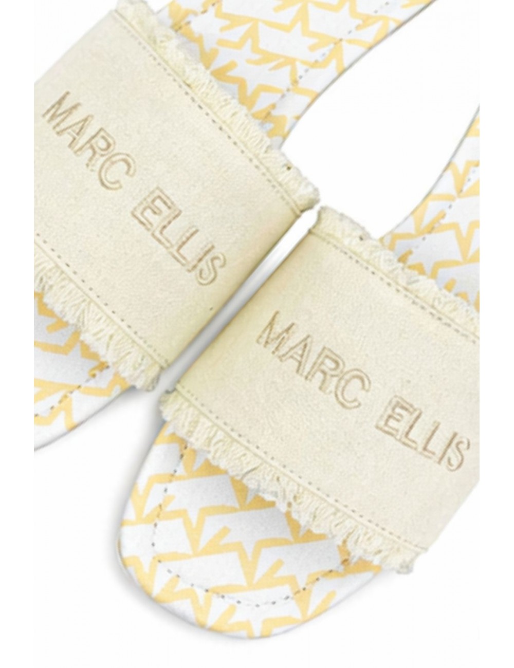 ciabatte marc ellis DONNA BEIGE - ME261-C100_CANP vista laterale