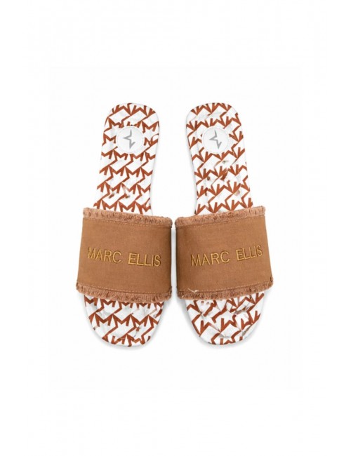 ciabatte marc ellis DONNA BROWN - ME261-C100_CANP vista superiore