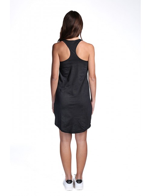 abito guess DONNA NERO JBLK - E5GP01I3Z14 vista posteriore indossato