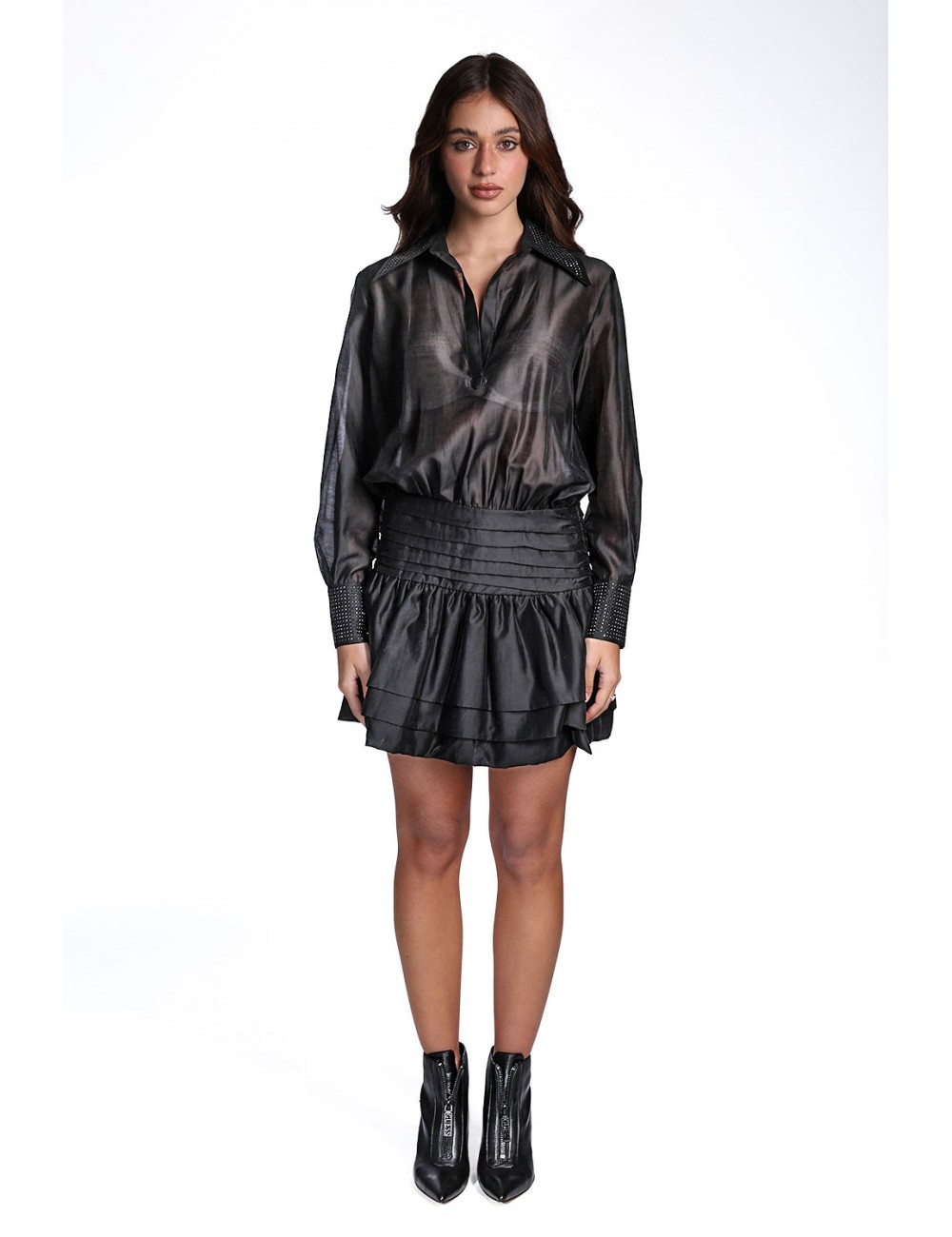 abito jijil DONNA 0002 NERO - JPE26AB231 vista frontale