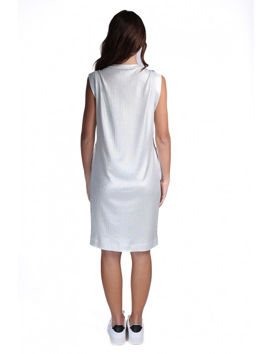 abito jijil DONNA 0022 ARGENTO - JPE26AB139 vista frontale